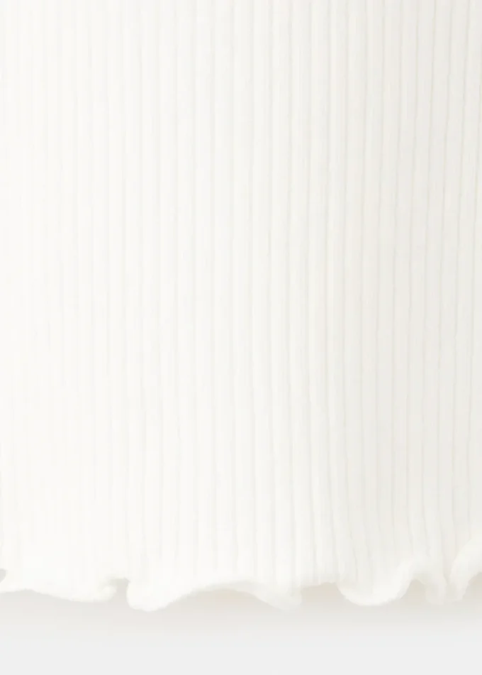 Maglietta a maniche lunghe a costine Maglietta a maniche lunghe a costine