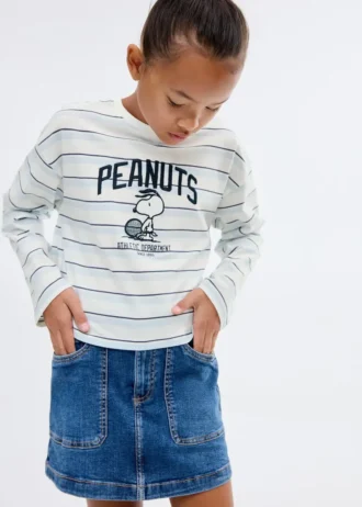 Maglietta con ricamo Snoopy