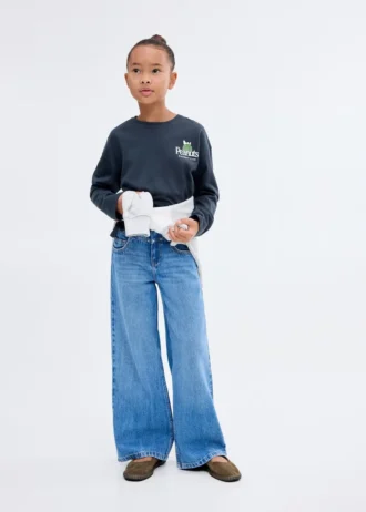 Maglietta con stampa Snoopy