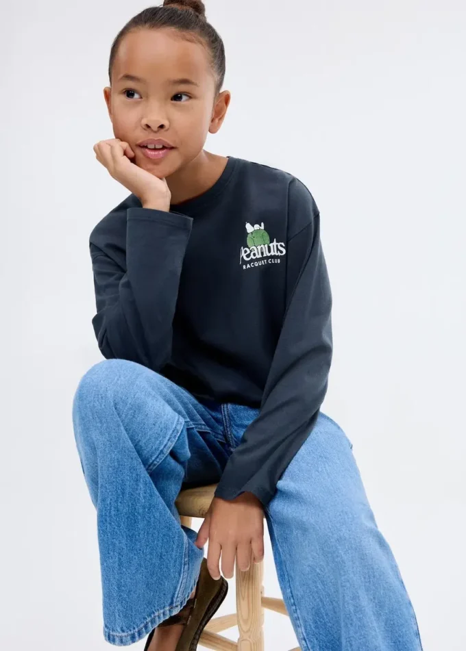 Maglietta con stampa Snoopy Maglietta con stampa Snoopy