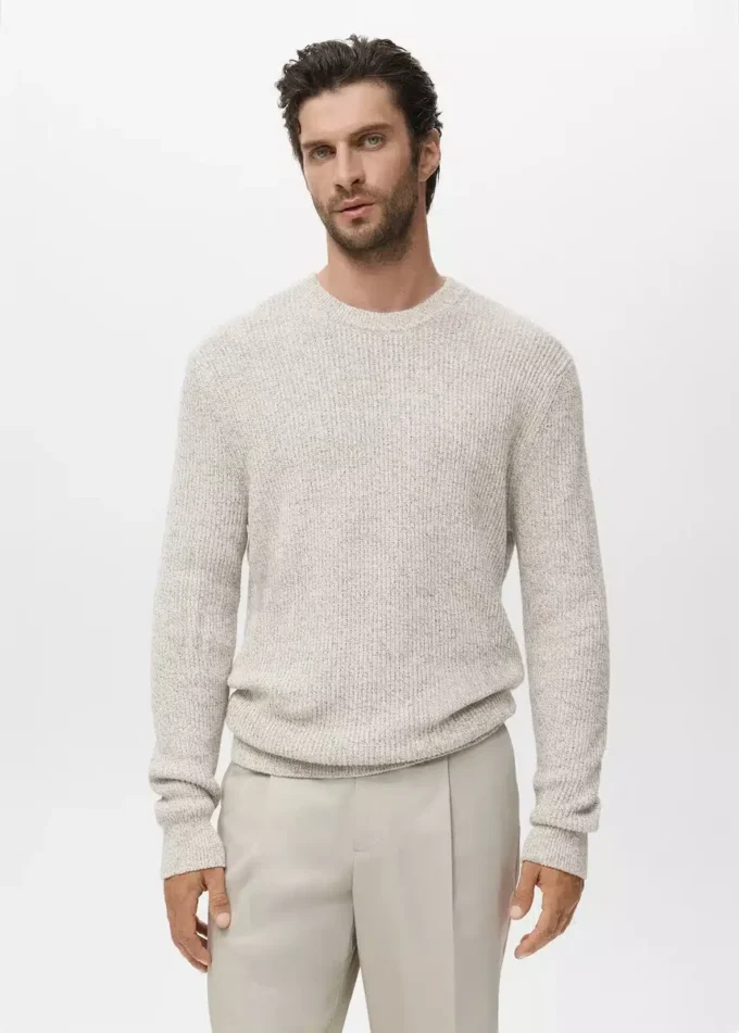 Maglione 100% cotone maculato Maglione 100% cotone maculato