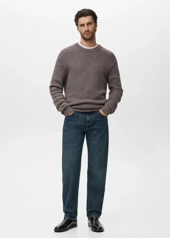 Maglione 100% cotone maculato Maglione 100% cotone maculato