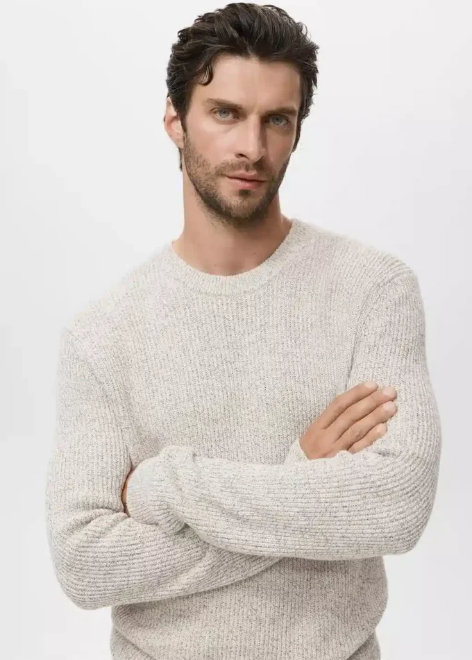 Maglione 100% cotone maculato Maglione 100% cotone maculato