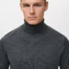 Maglione a collo alto 100% lana merino Maglione a collo alto 100% lana merino