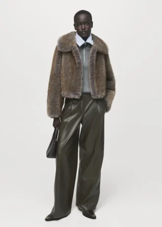 Maglione a collo alto con zip