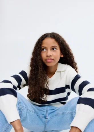 Maglione a collo alto lavorato a maglia