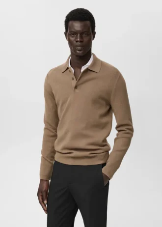 Maglione a collo alto lavorato a maglia