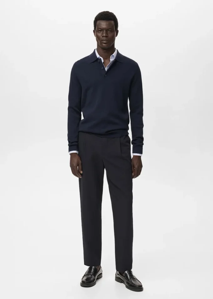 Maglione a collo alto lavorato a maglia Maglione a collo alto lavorato a maglia