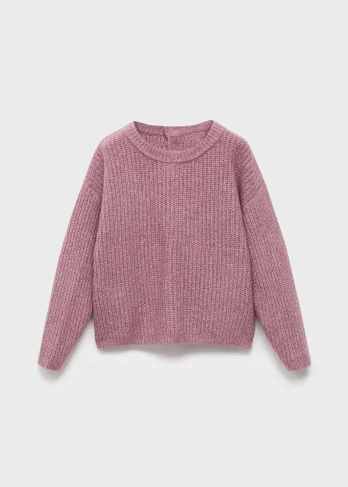 Maglione a costine lavorato a maglia Maglione a costine lavorato a maglia