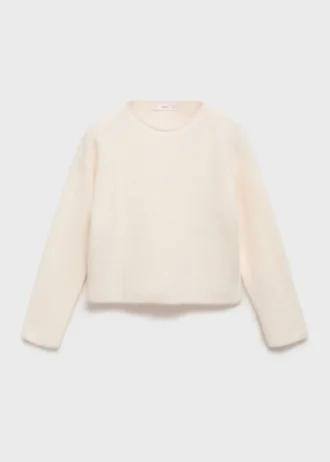 Maglione a costine lavorato a maglia