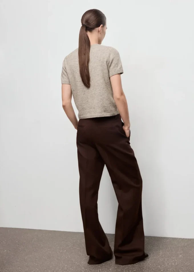 Maglione a maniche corte in maglia Maglione a maniche corte in maglia