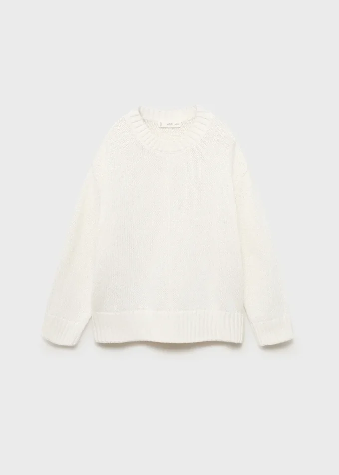 Maglione a maniche lunghe in maglia Maglione a maniche lunghe in maglia