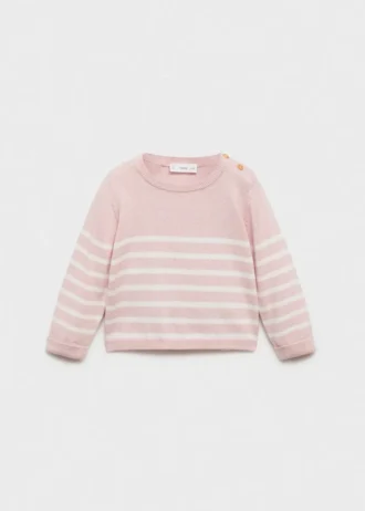 Maglione a righe in maglia