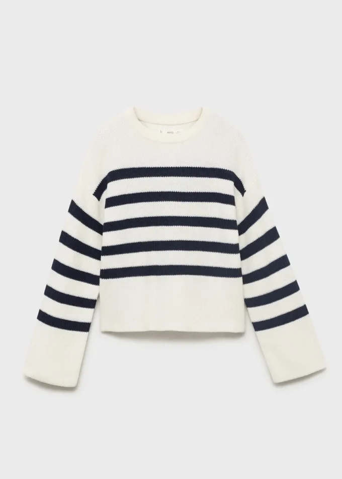 Maglione a righe in maglia Maglione a righe in maglia