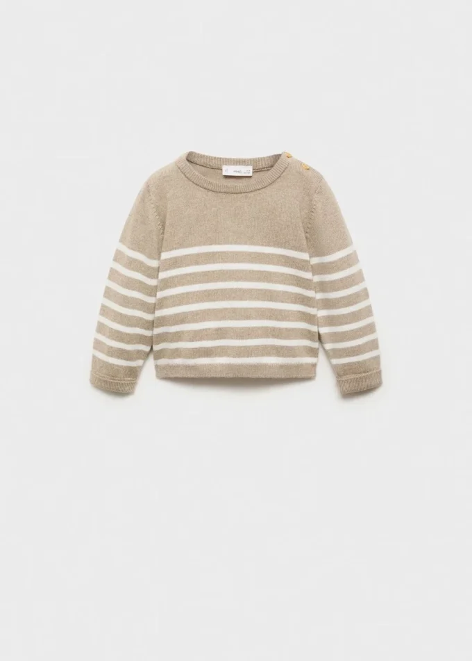 Maglione a righe in maglia Maglione a righe in maglia