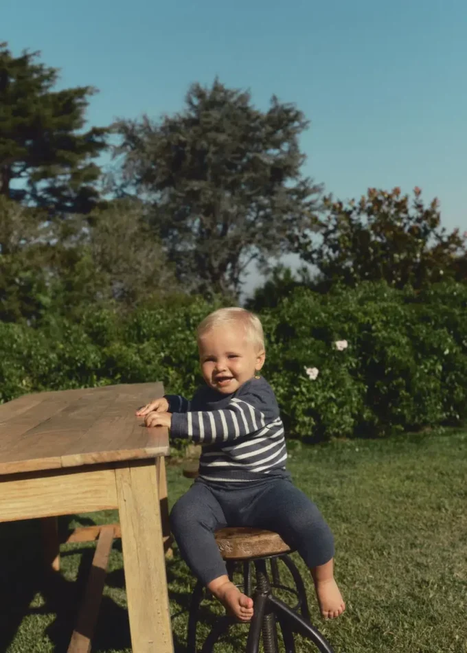 Maglione a righe in maglia Maglione a righe in maglia