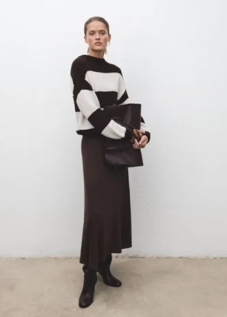 Maglione a righe in maglia Maglione a righe in maglia