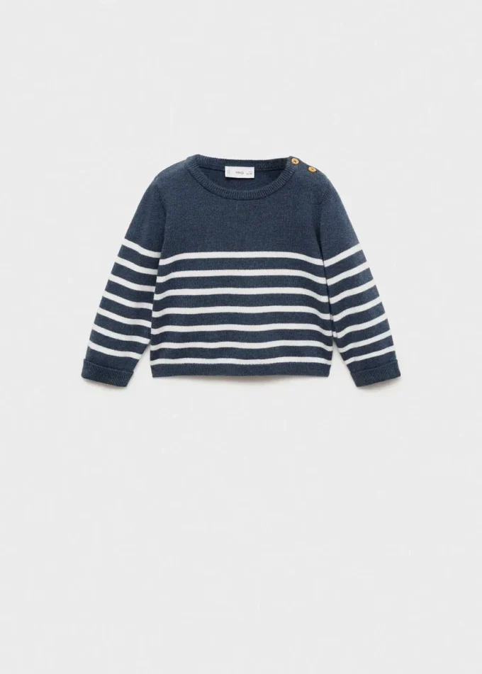 Maglione a righe in maglia Maglione a righe in maglia