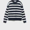 Maglione a righe in maglia Maglione a righe in maglia