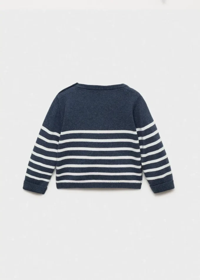 Maglione a righe in maglia Maglione a righe in maglia