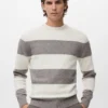 Maglione a righe in misto lana Maglione a righe in misto lana