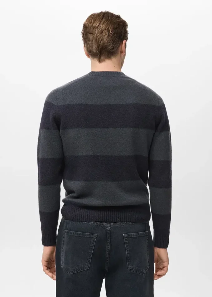 Maglione a righe in misto lana Maglione a righe in misto lana