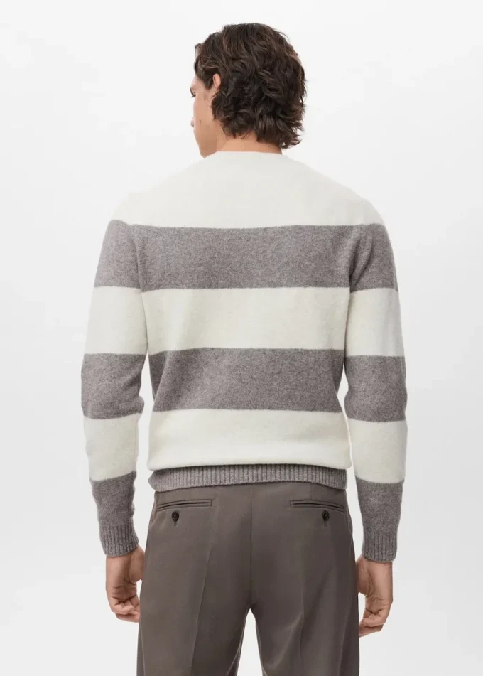 Maglione a righe in misto lana Maglione a righe in misto lana