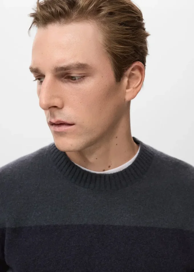 Maglione a righe in misto lana Maglione a righe in misto lana