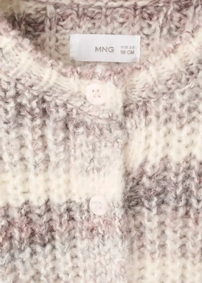 Maglione a righe maculato Maglione a righe maculato