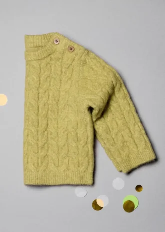 Maglione a spina di pesce