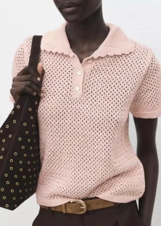 Maglione all’uncinetto in lurex Maglione all’uncinetto in lurex