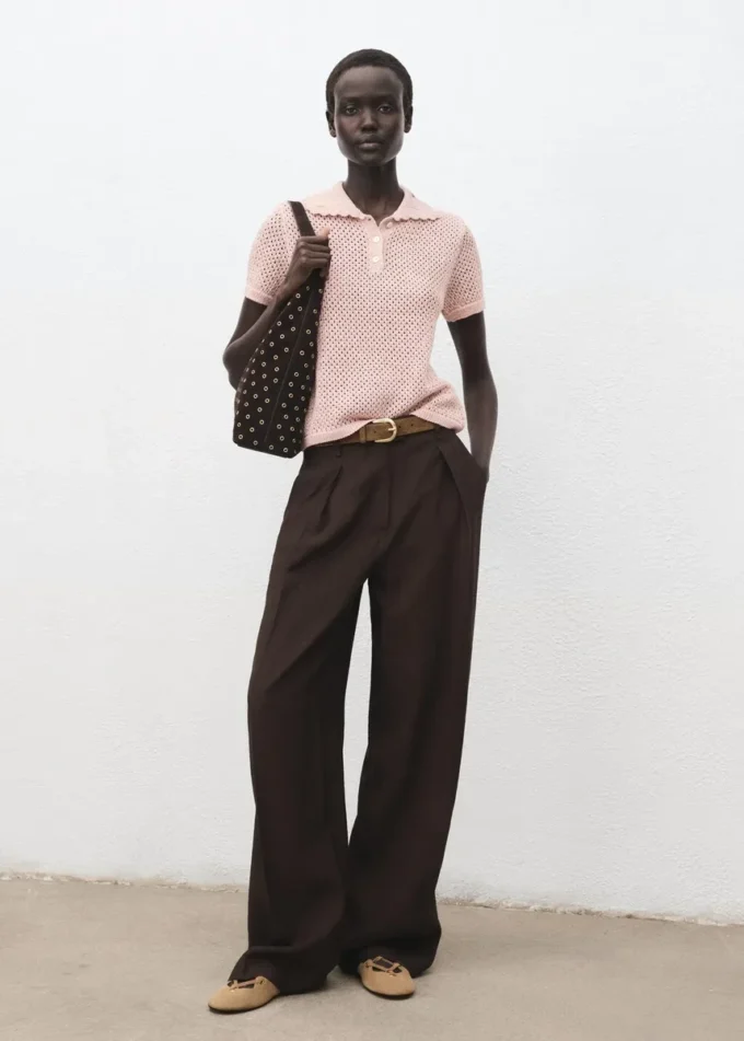 Maglione all’uncinetto in lurex Maglione all’uncinetto in lurex