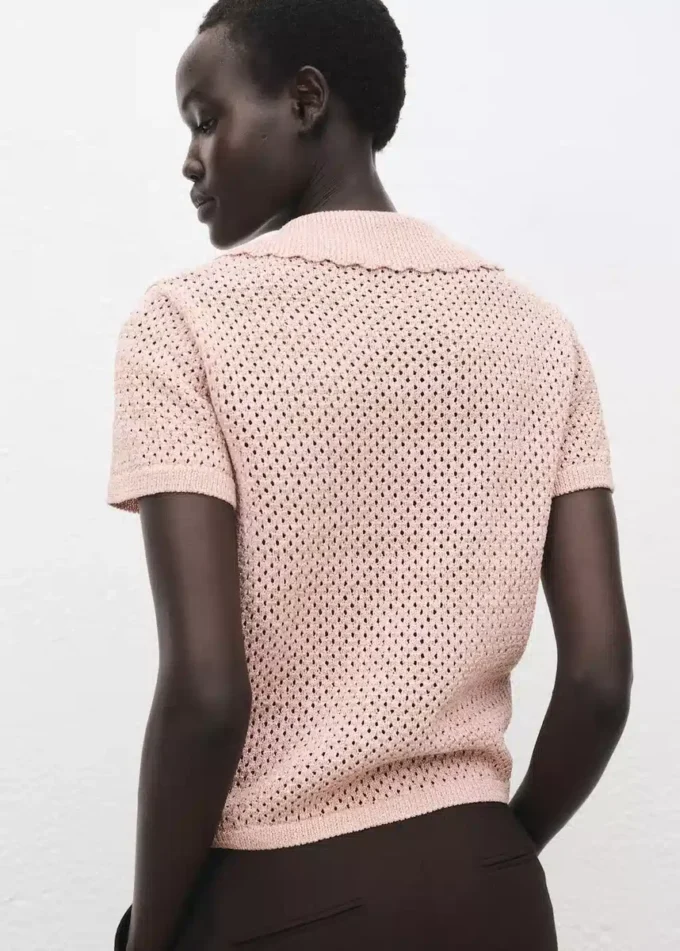 Maglione all’uncinetto in lurex Maglione all’uncinetto in lurex