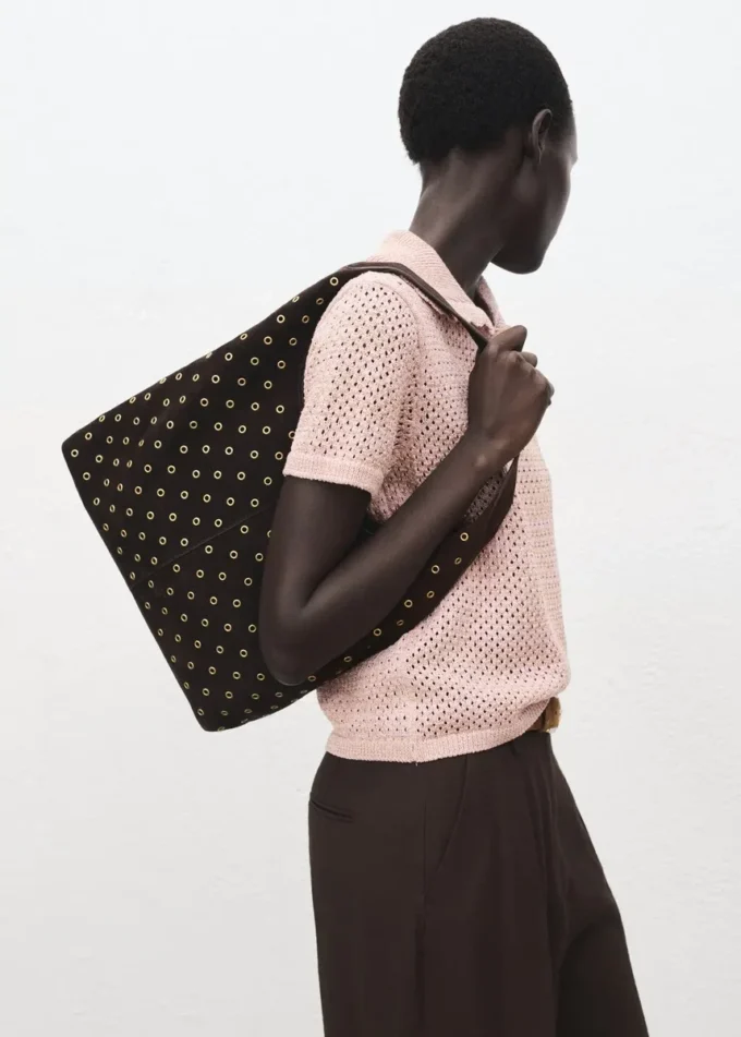 Maglione all’uncinetto in lurex Maglione all’uncinetto in lurex