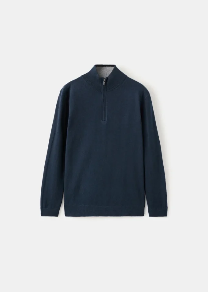 Maglione con collo a zip Maglione con collo a zip