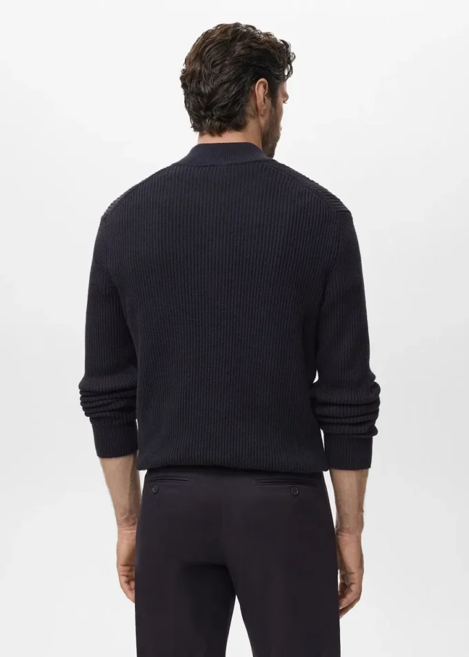 Maglione con collo Perkins 100% cotone Maglione con collo Perkins 100% cotone