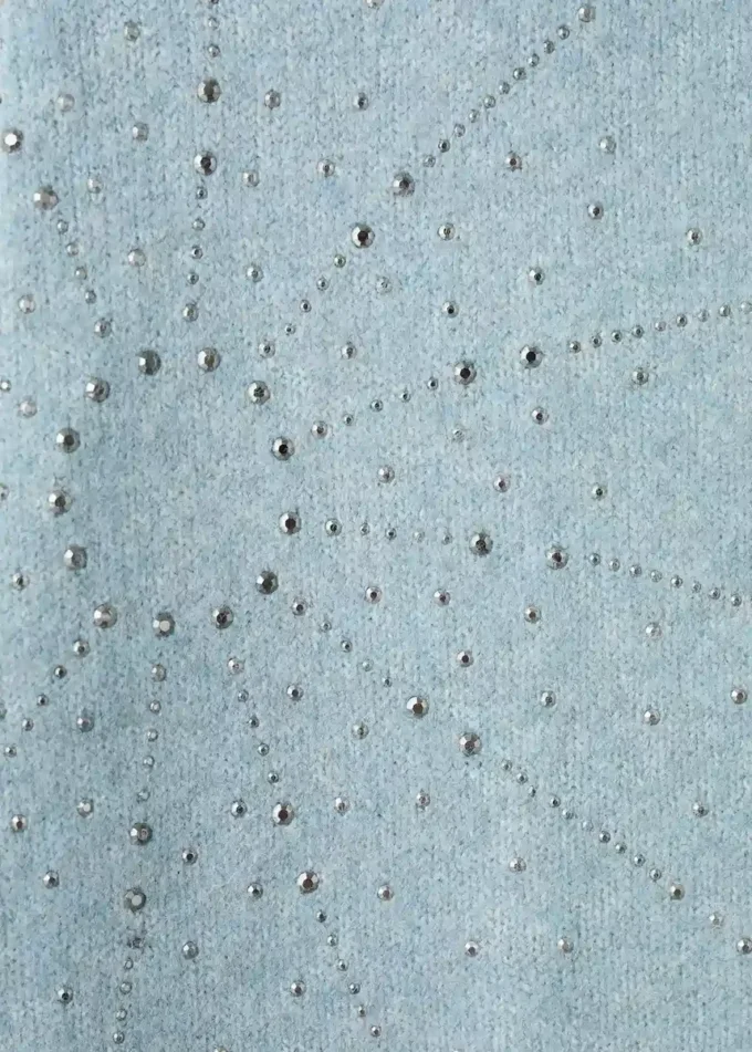 Maglione con dettagli in strass Maglione con dettagli in strass