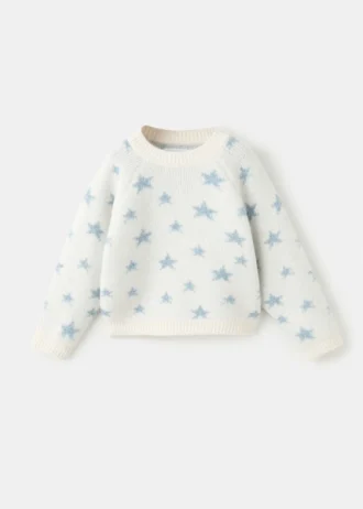 Maglione con stelle in lurex