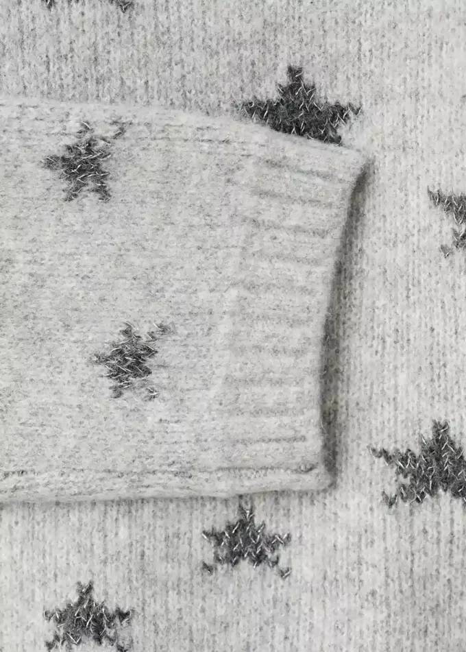 Maglione con stelle in lurex Maglione con stelle in lurex