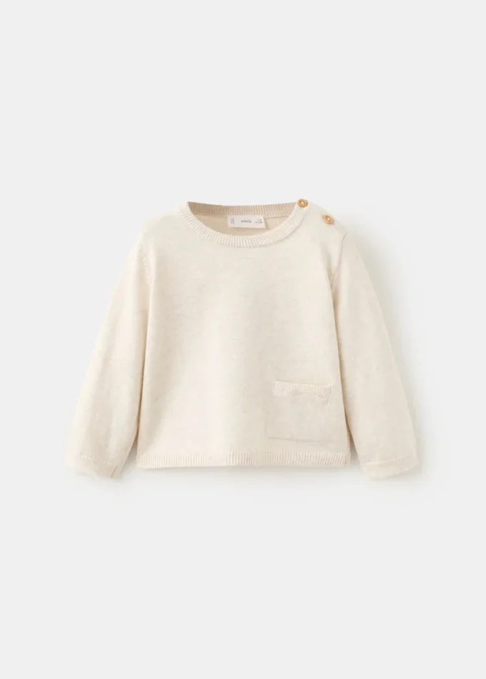 Maglione con tasche in maglia Maglione con tasche in maglia