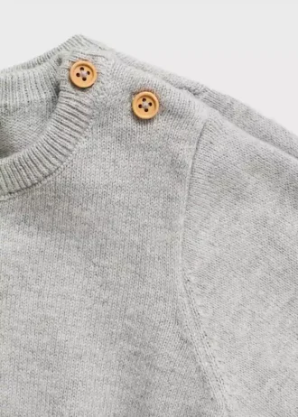 Maglione con tasche in maglia