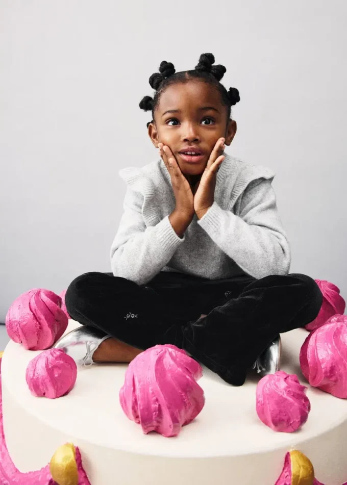 Maglione con volant in lurex Maglione con volant in lurex