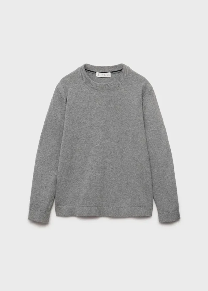 Maglione essenziale in misto cotone Maglione essenziale in misto cotone