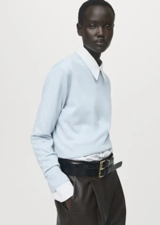 Maglione girocollo in maglia fine