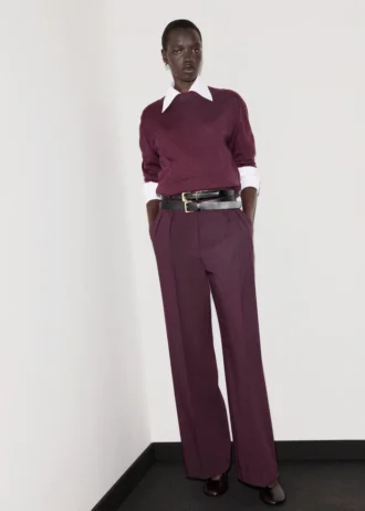 Maglione girocollo in maglia fine