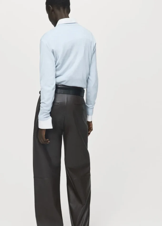 Maglione girocollo in maglia fine Maglione girocollo in maglia fine