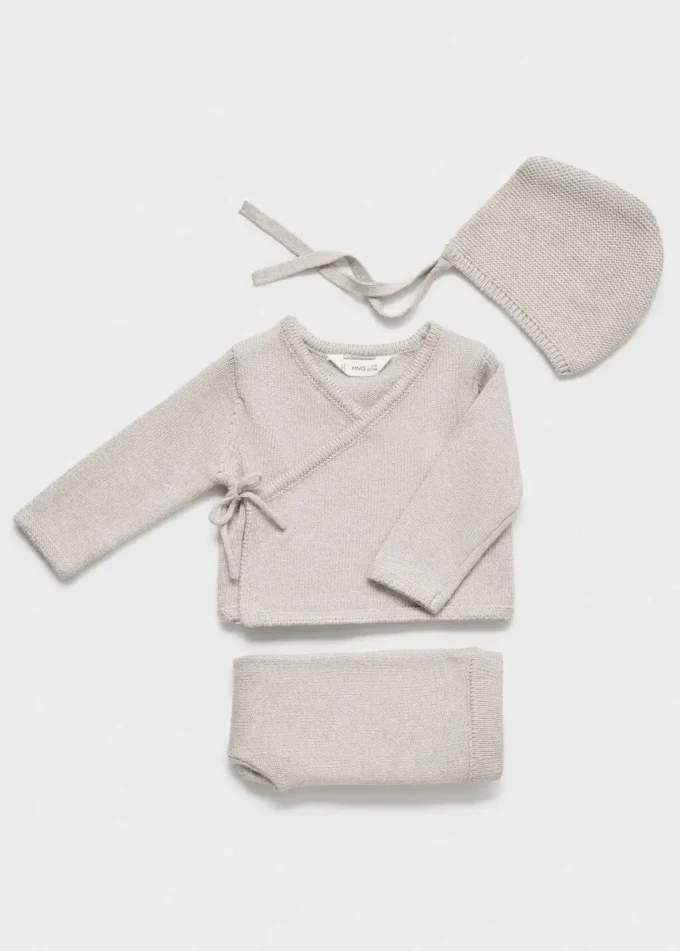 Maglione in cotone lavorato a maglia