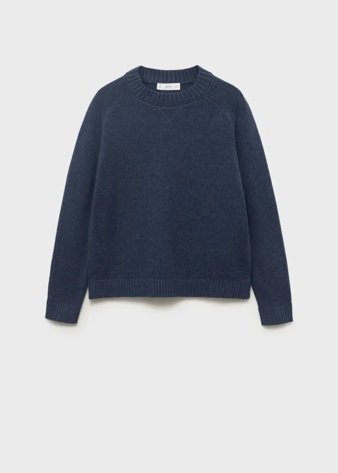 Maglione in cotone lavorato a maglia