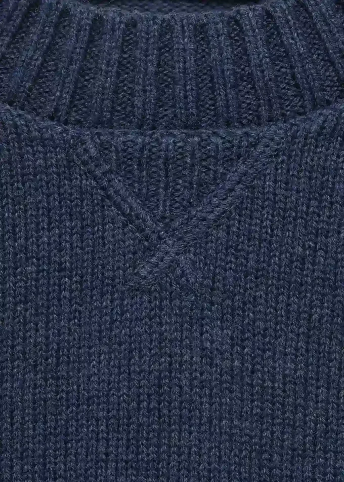 Maglione in cotone lavorato a maglia