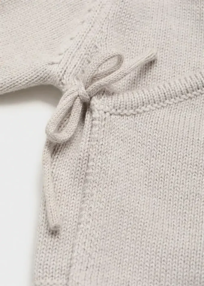 Maglione in cotone lavorato a maglia